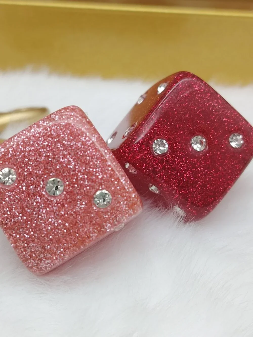 Coach Dice Bag Charm Keychain Coach Bag Accessories